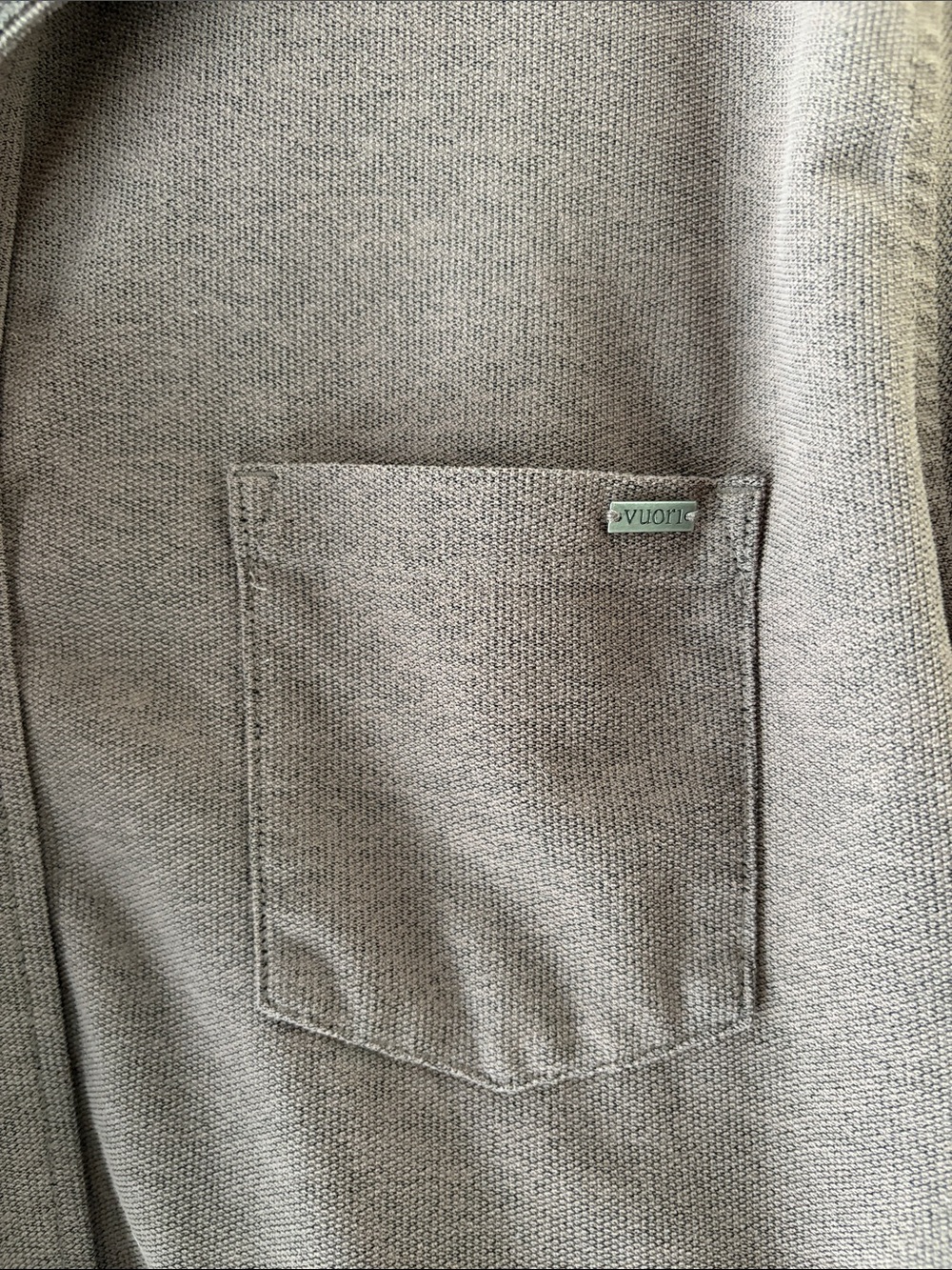 Vuori Men's Lightweight Shirt Jacket in Mauve - Picture 2 of 4